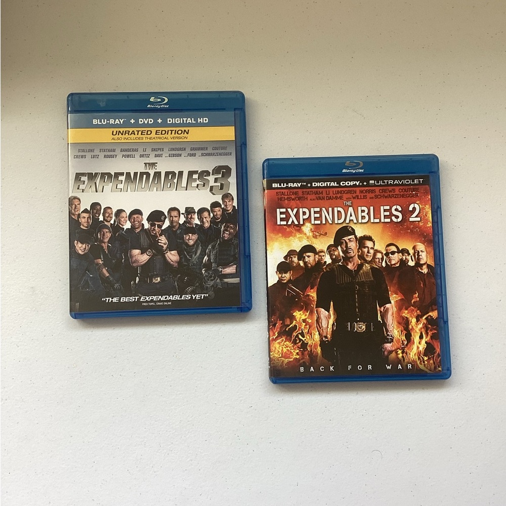 The Expendables 2 and 3 (Blu-ray + Digital Copy)